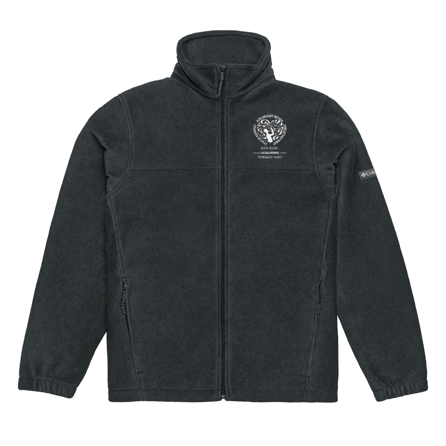 Fleece Jacket (New Orleans Mission Logo Embroidered)
