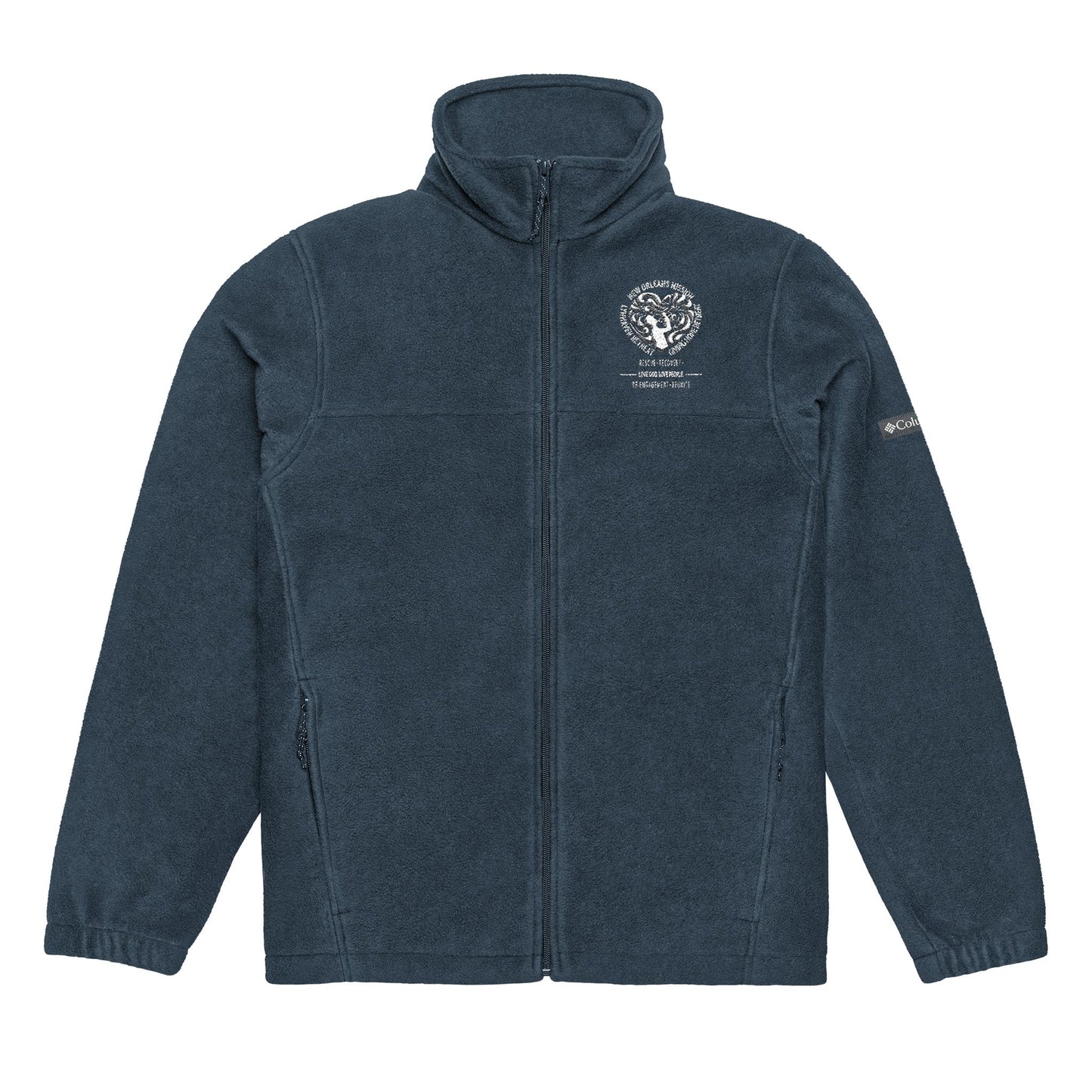 Fleece Jacket (New Orleans Mission Logo Embroidered)