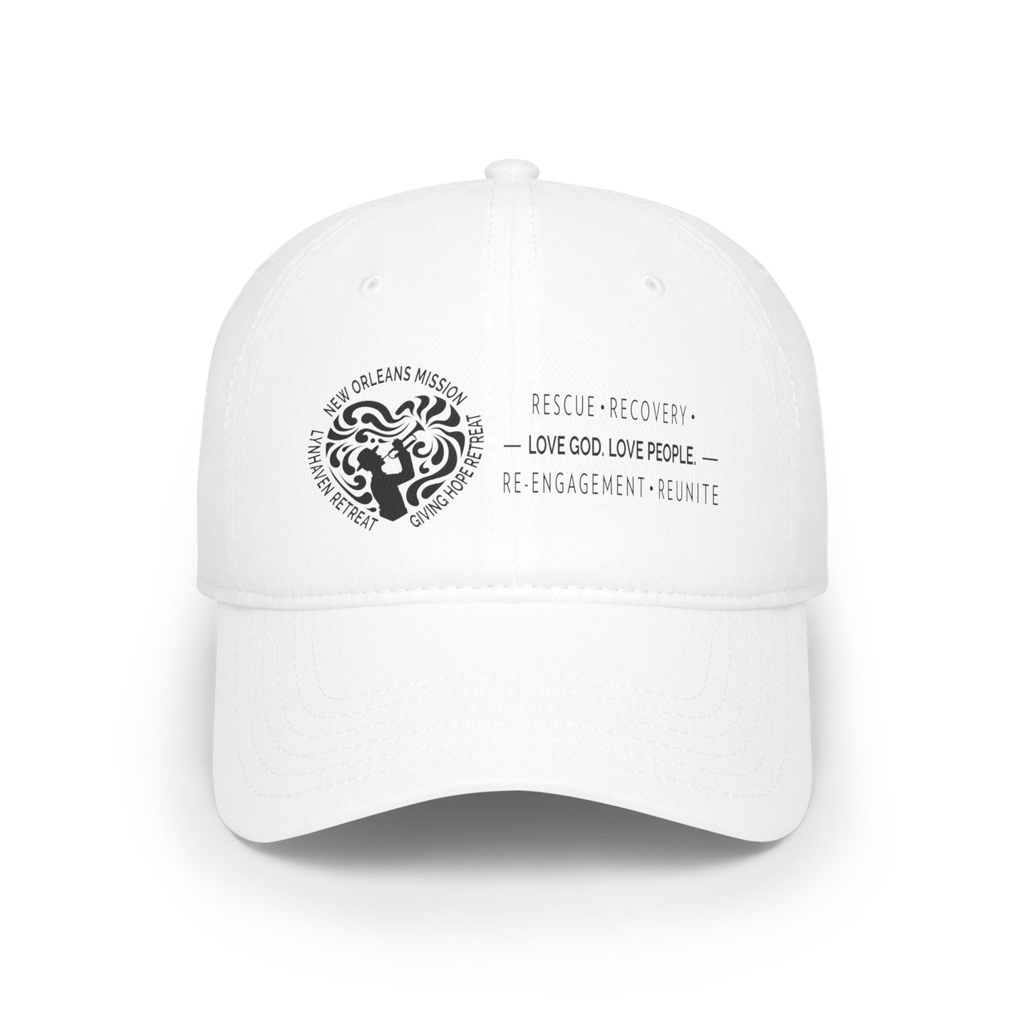 Low-Profile Baseball Cap with New Orleans Mission Vibes
