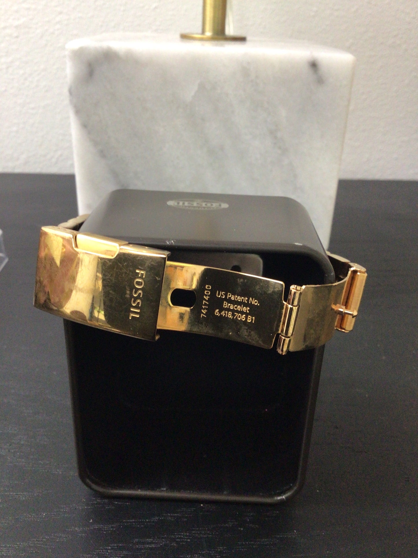 Fossil Navy and Gold Chronograph Men's Watch (062502)