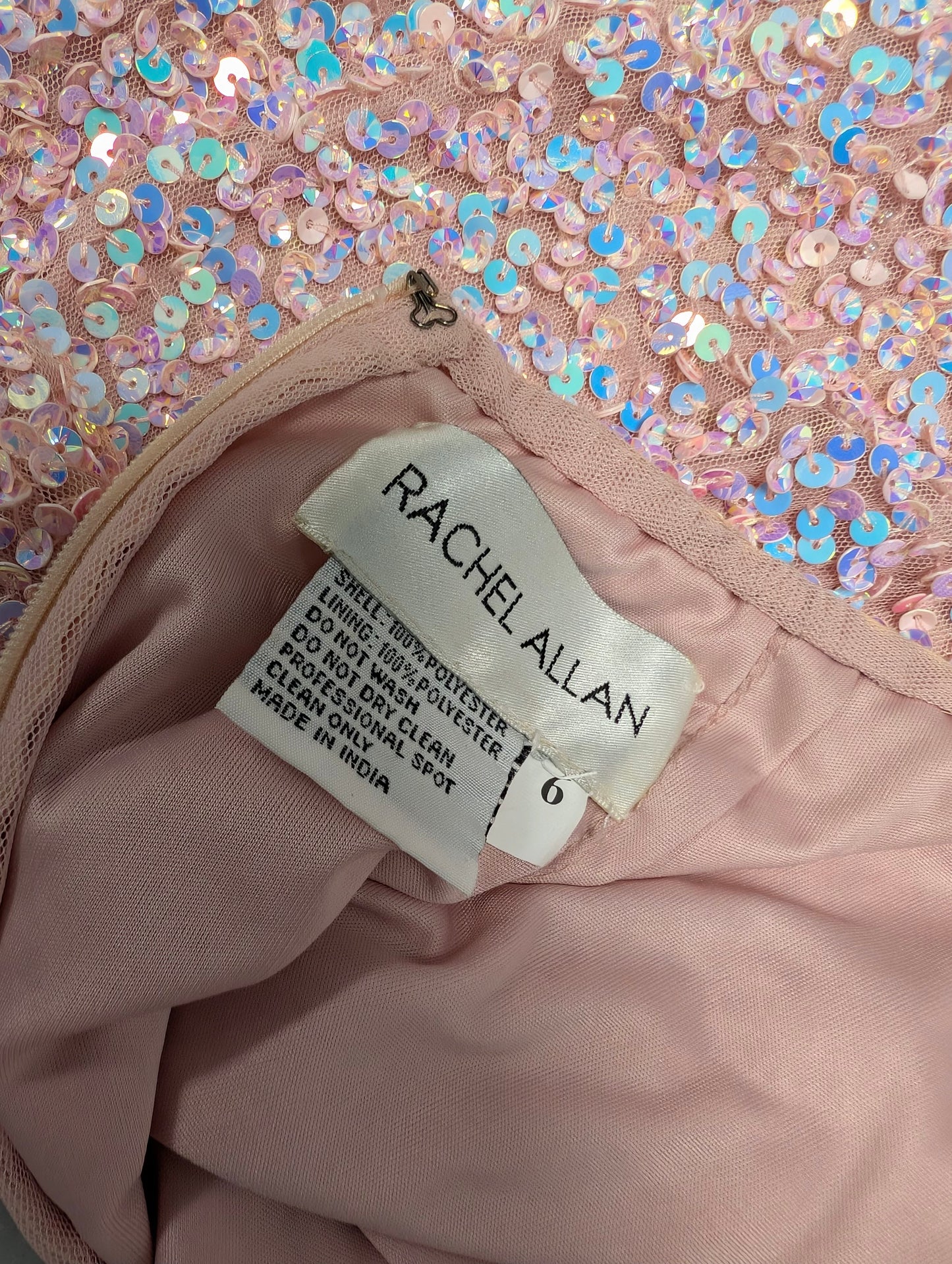 Rachel Allan Butterfly dress size 6