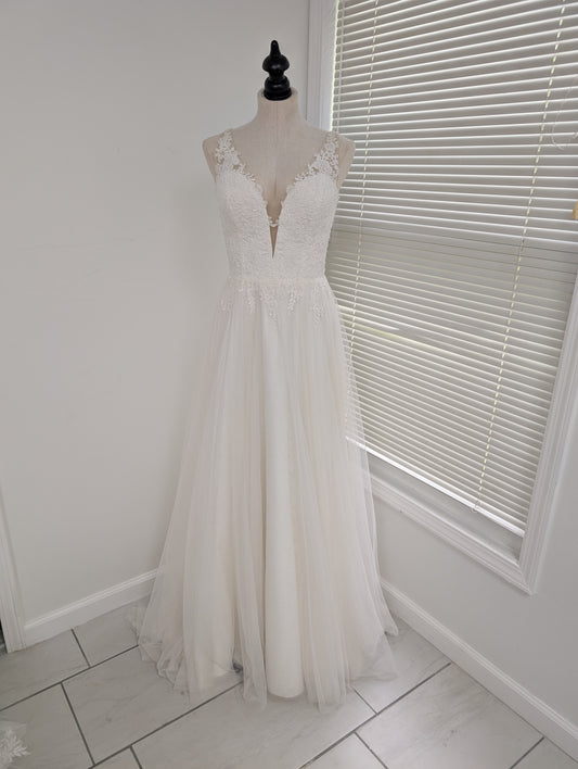 Private Design Collection Sweet Olive Wedding Gown Size 12
