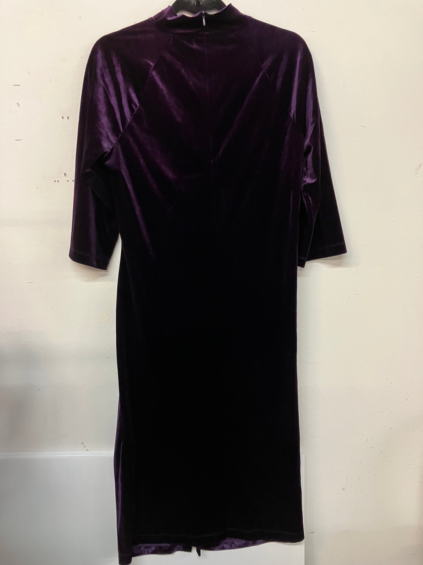 Esqualo Velour Purple Dress