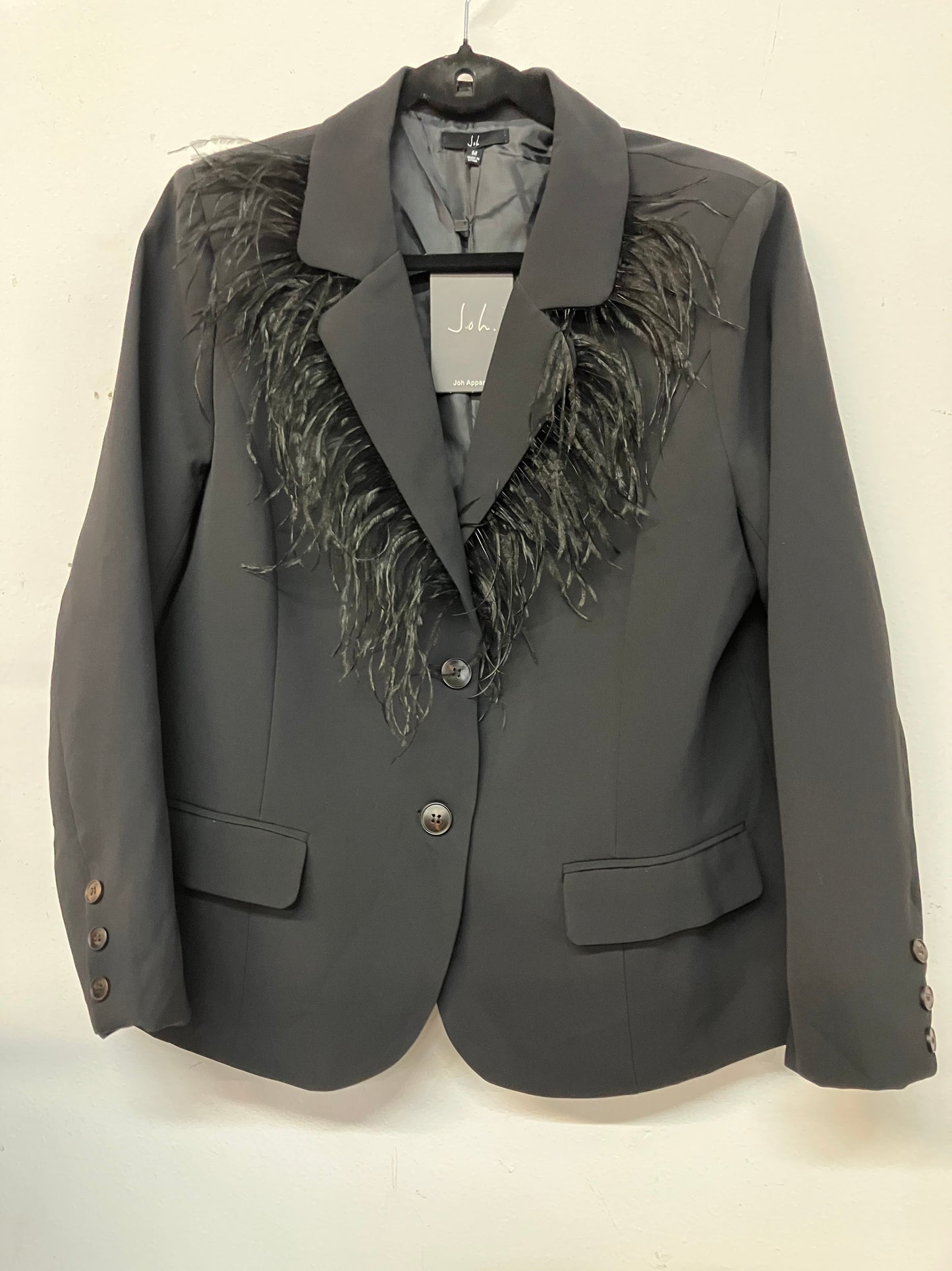 JOH Jane Jacket With Ostrich Feathers