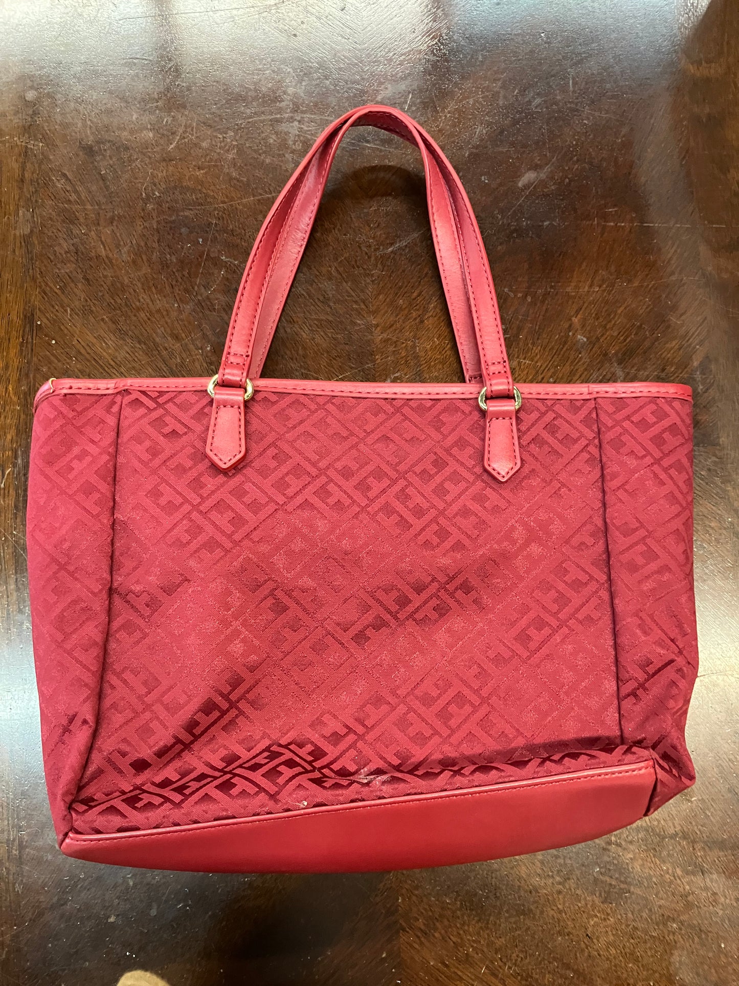 Tommy Hilfiger Red Tote
