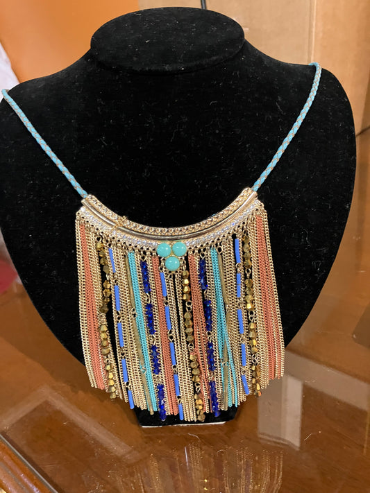 Chain Fringe Necklace
