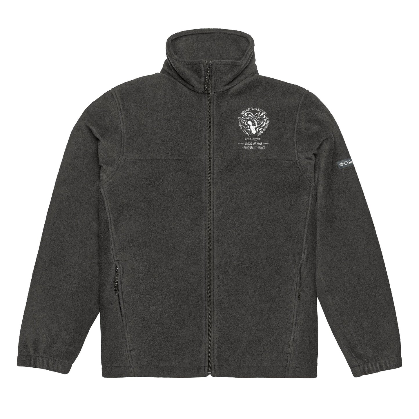 Fleece Jacket (New Orleans Mission Logo Embroidered)