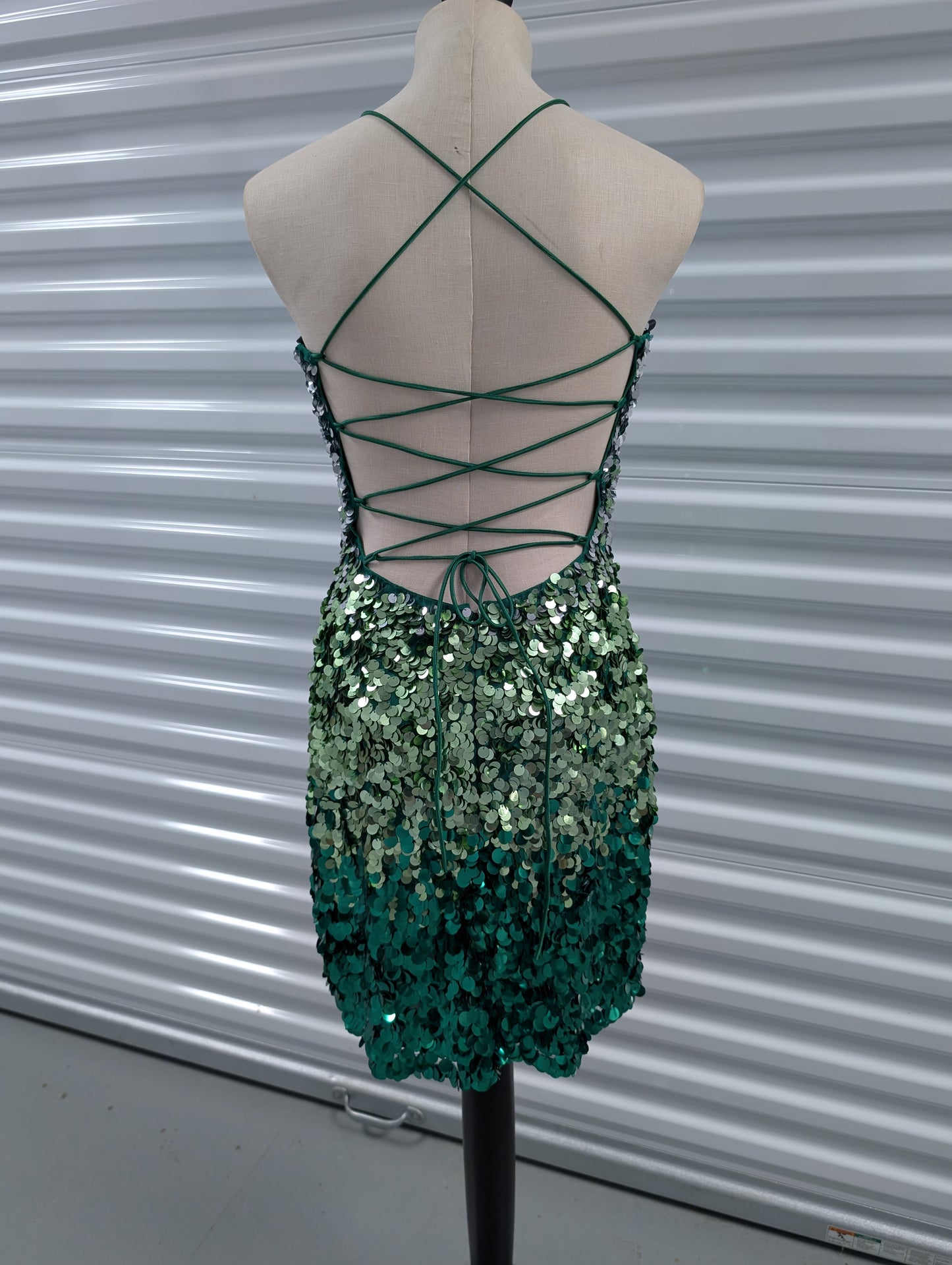 Primavera Ombré Cocktail Spaghetti back dress size 8