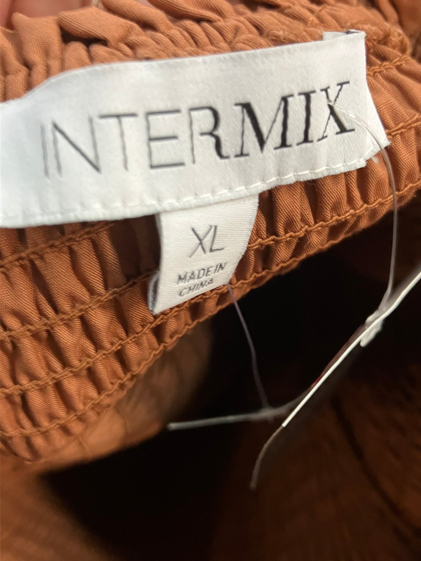 Intermix Smocked Crop Top Women’s Tops