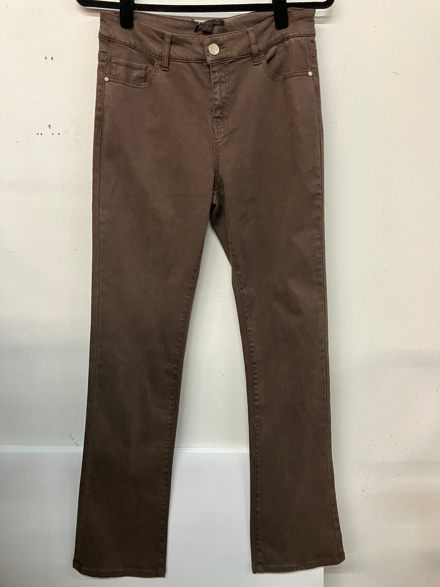 Renuar chocolate Five Pocket Straight Women's Pants