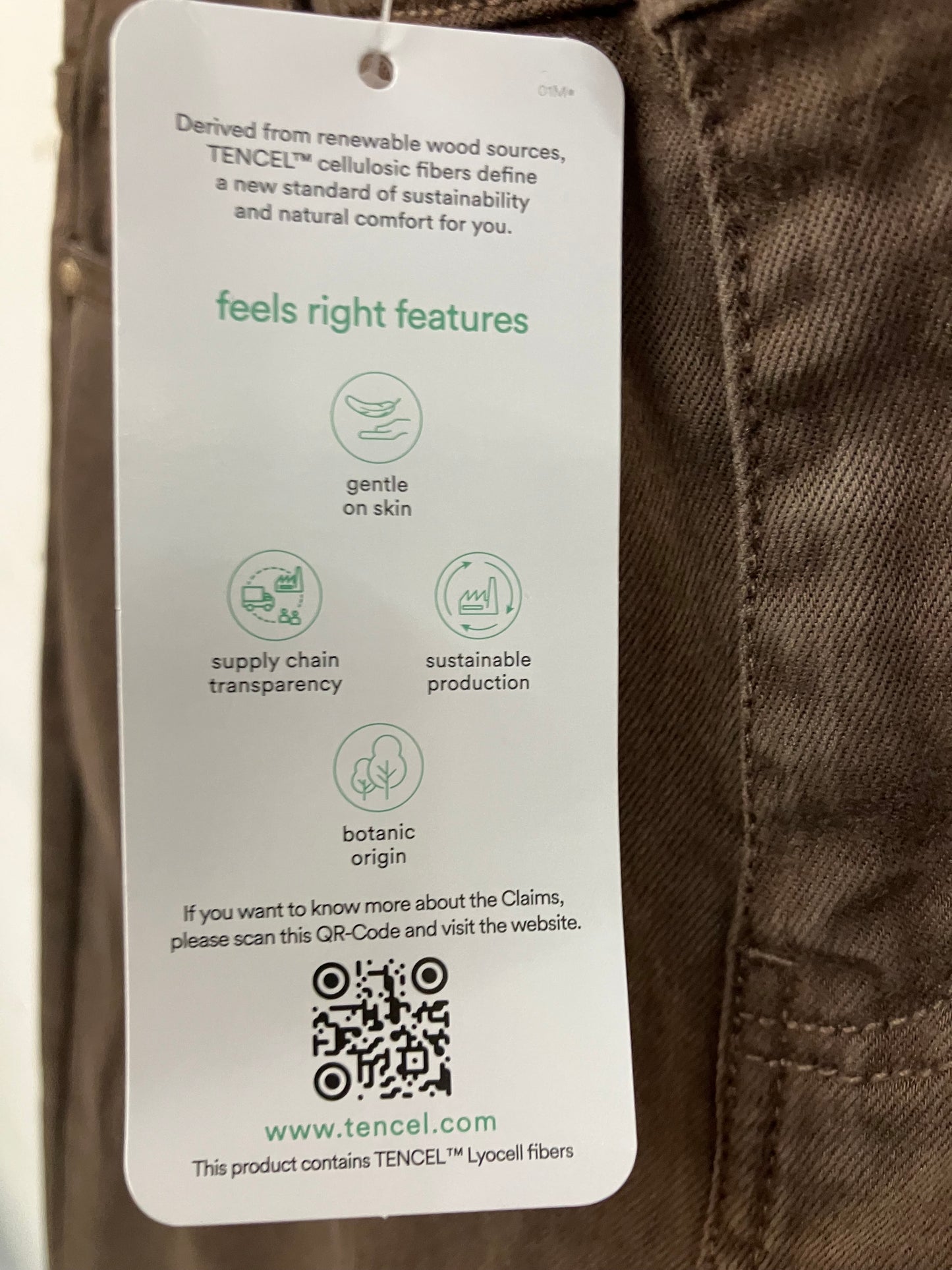 Renuar chocolate Five Pocket Straight Women's Pants