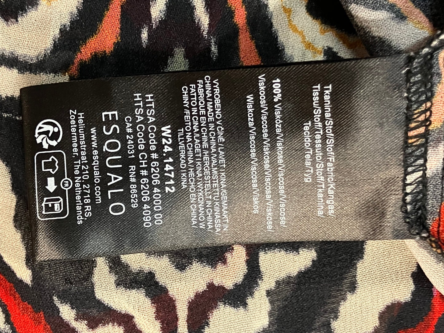 Esqualo Basic Waves Blouse