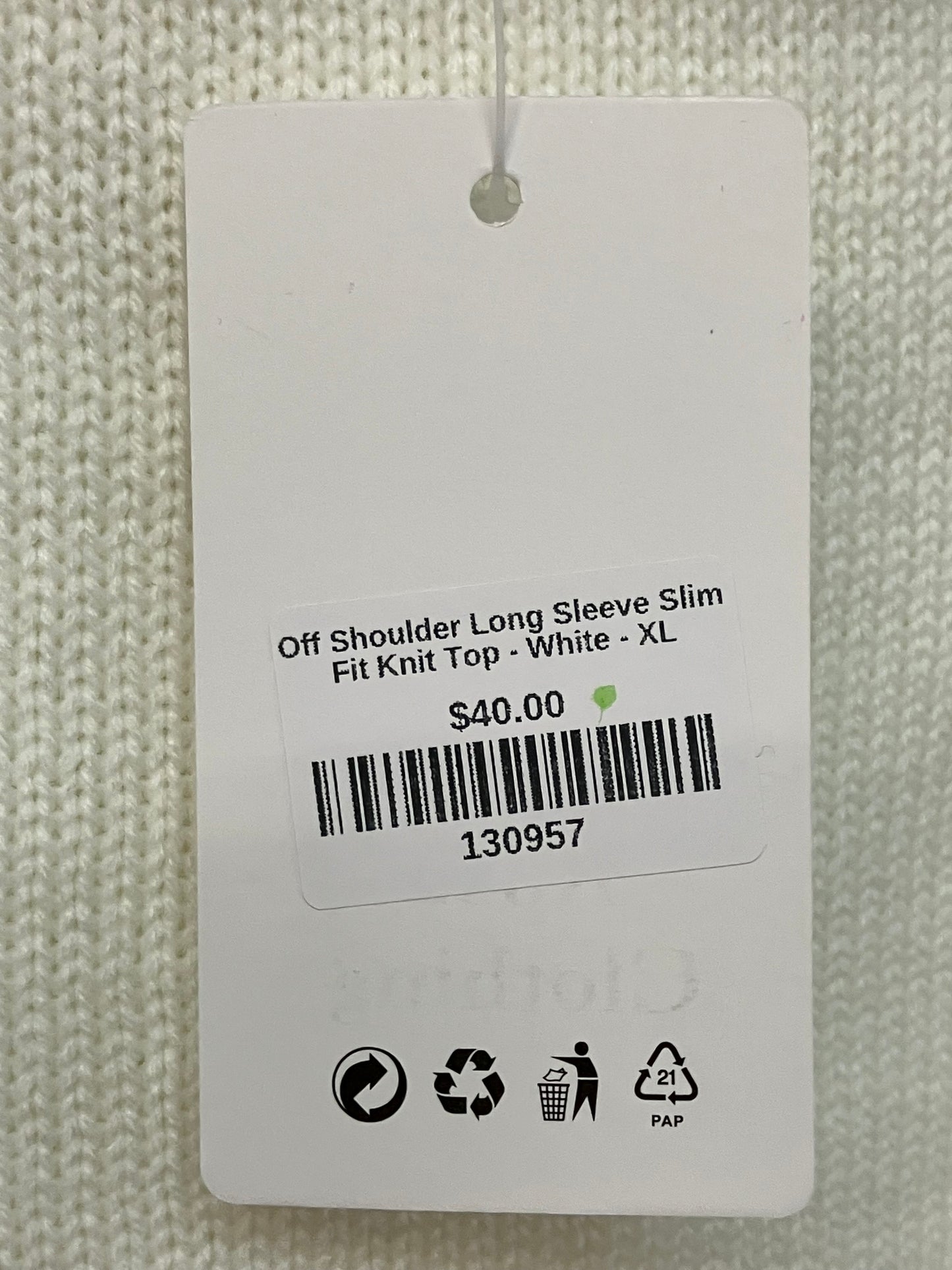 Rosa Clothing Off Shoulder Knit Sweater