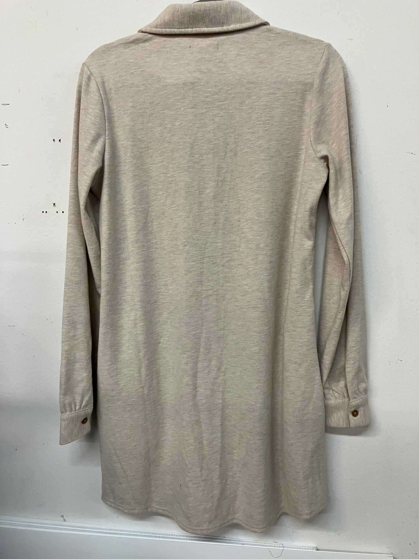 Flag & Anthem Lynden Knit Flannel Dress Cream